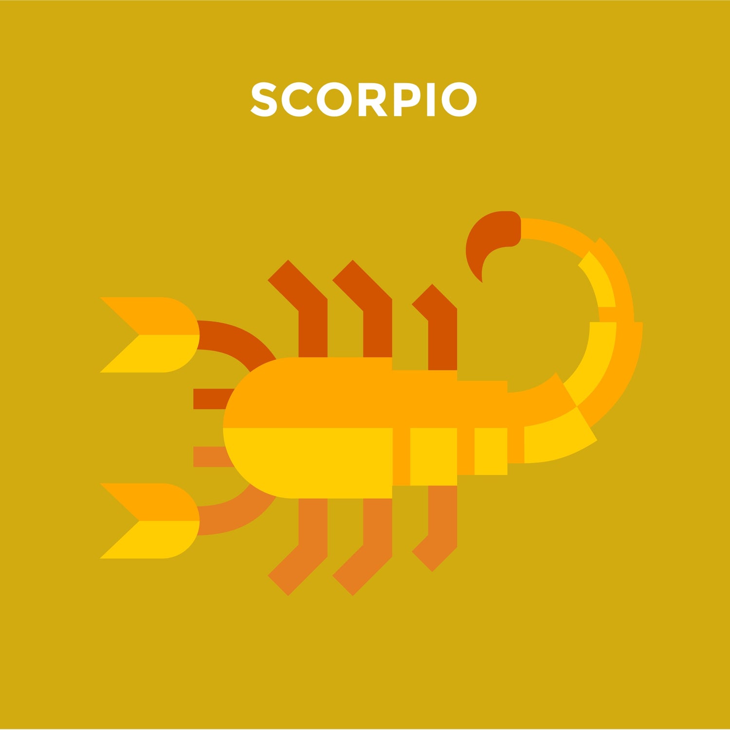 animation of scorpion with caption Scorpio