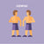 animation of twins with caption gemini