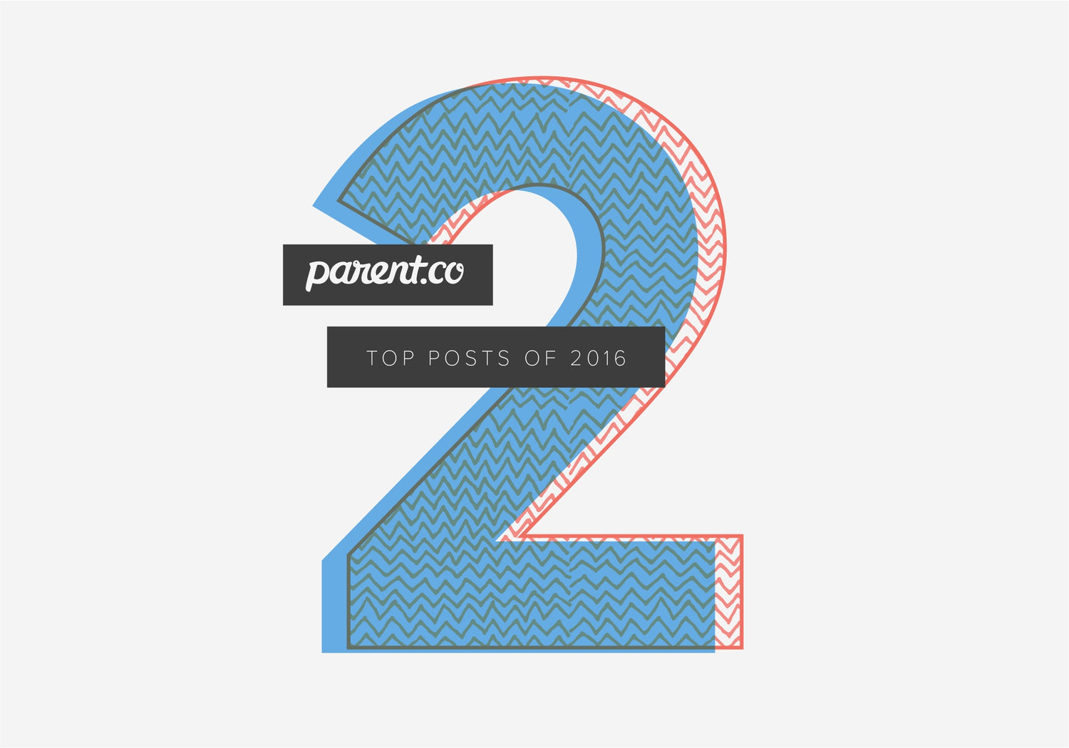 number two in light blue color