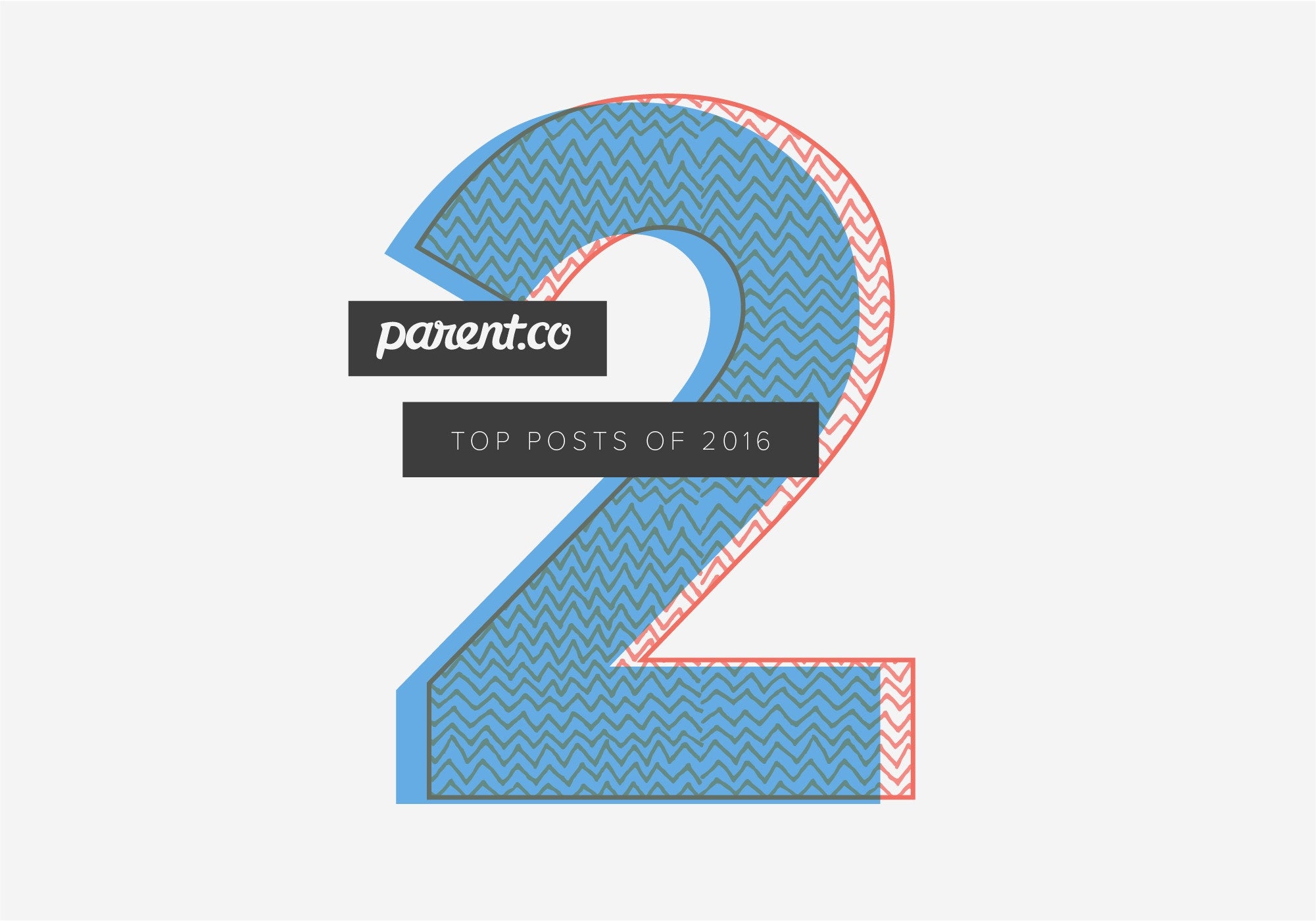 number two in light blue color