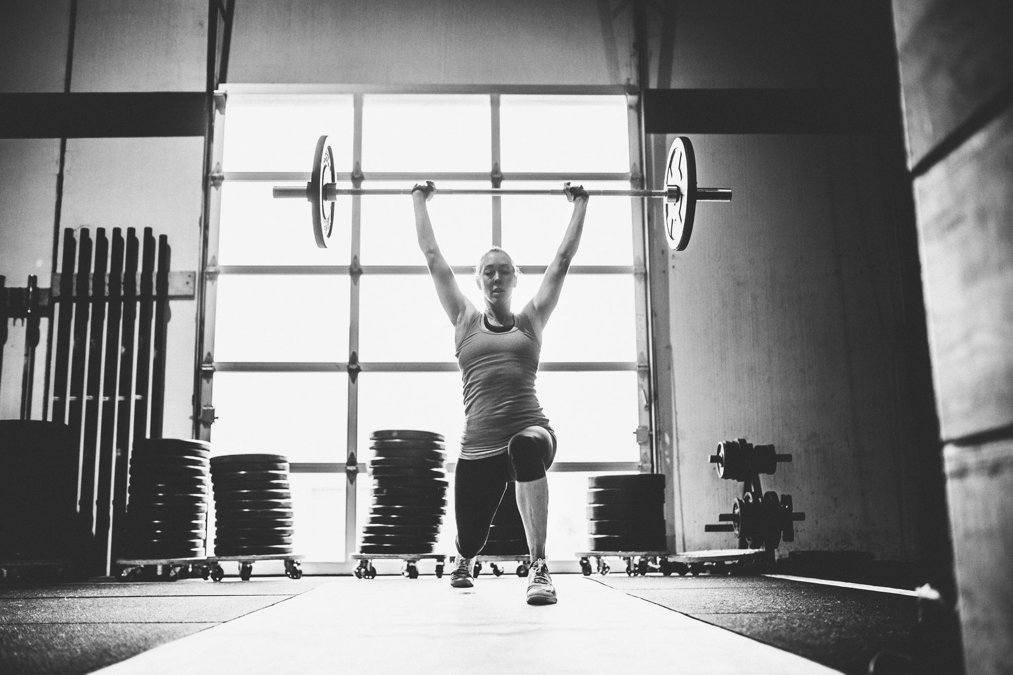 woman weightlifting