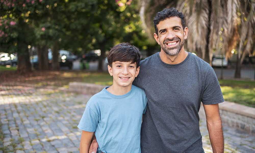 father and son