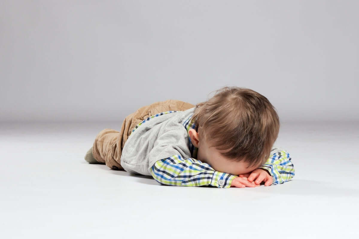 A baby sleeping