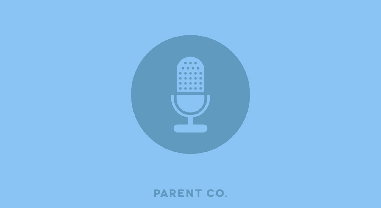 parent.co image with a logo of a microphone