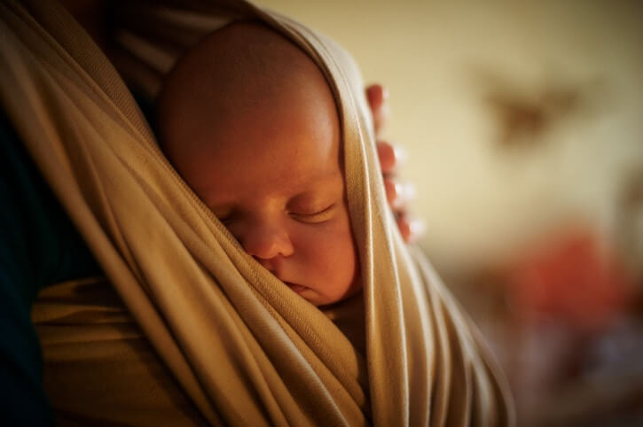 new born baby sleeping