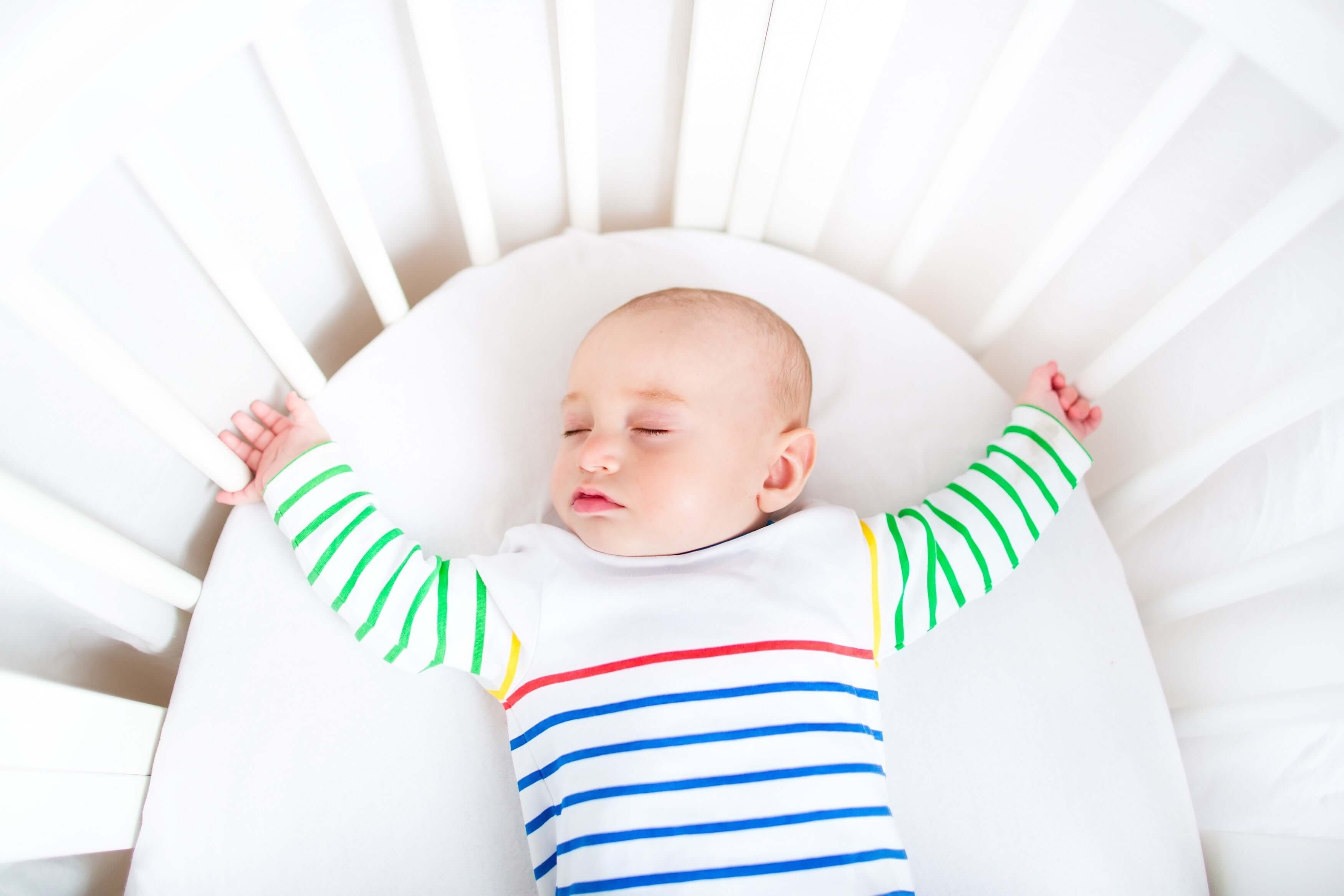 A sleeping baby