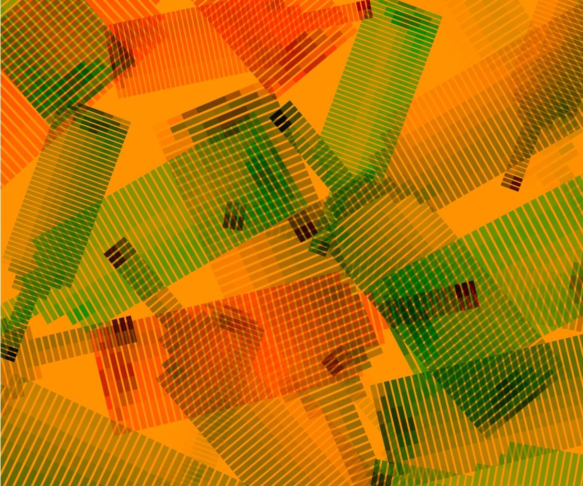 abstract painting of wine bottles