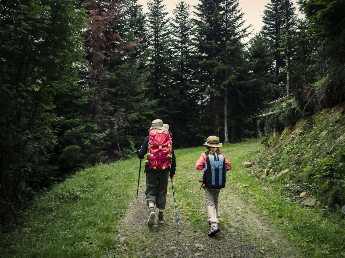 Two girls Going for an adventurous
