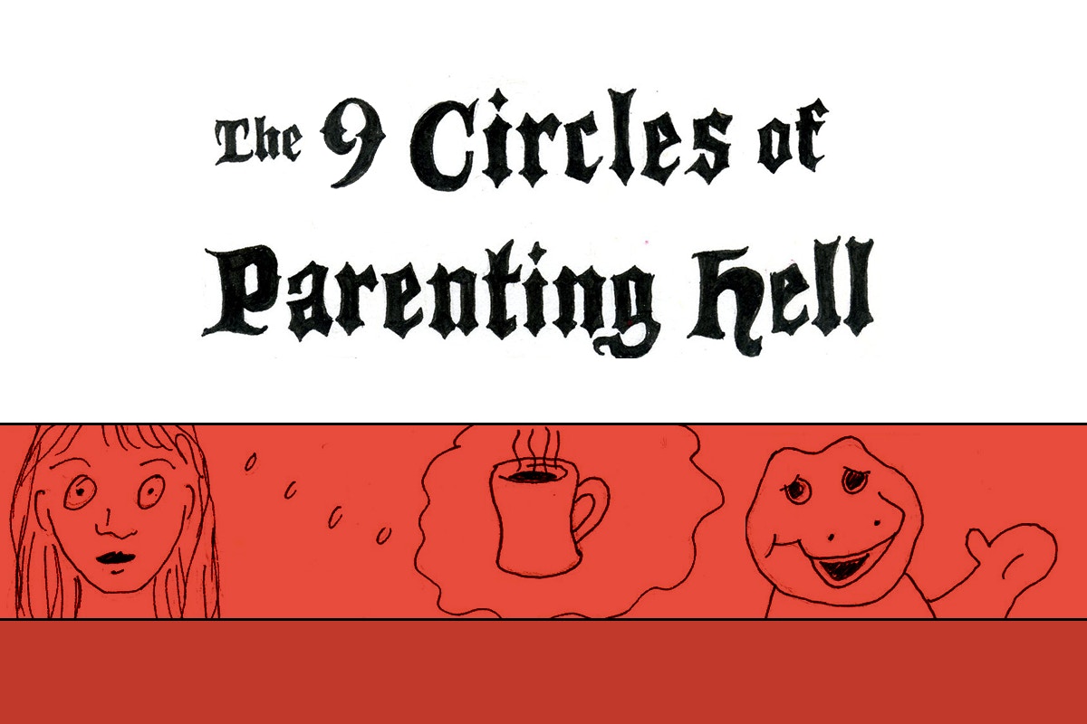 the 9 circles of parenting hell cartoon