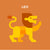 animation of lion with caption leo