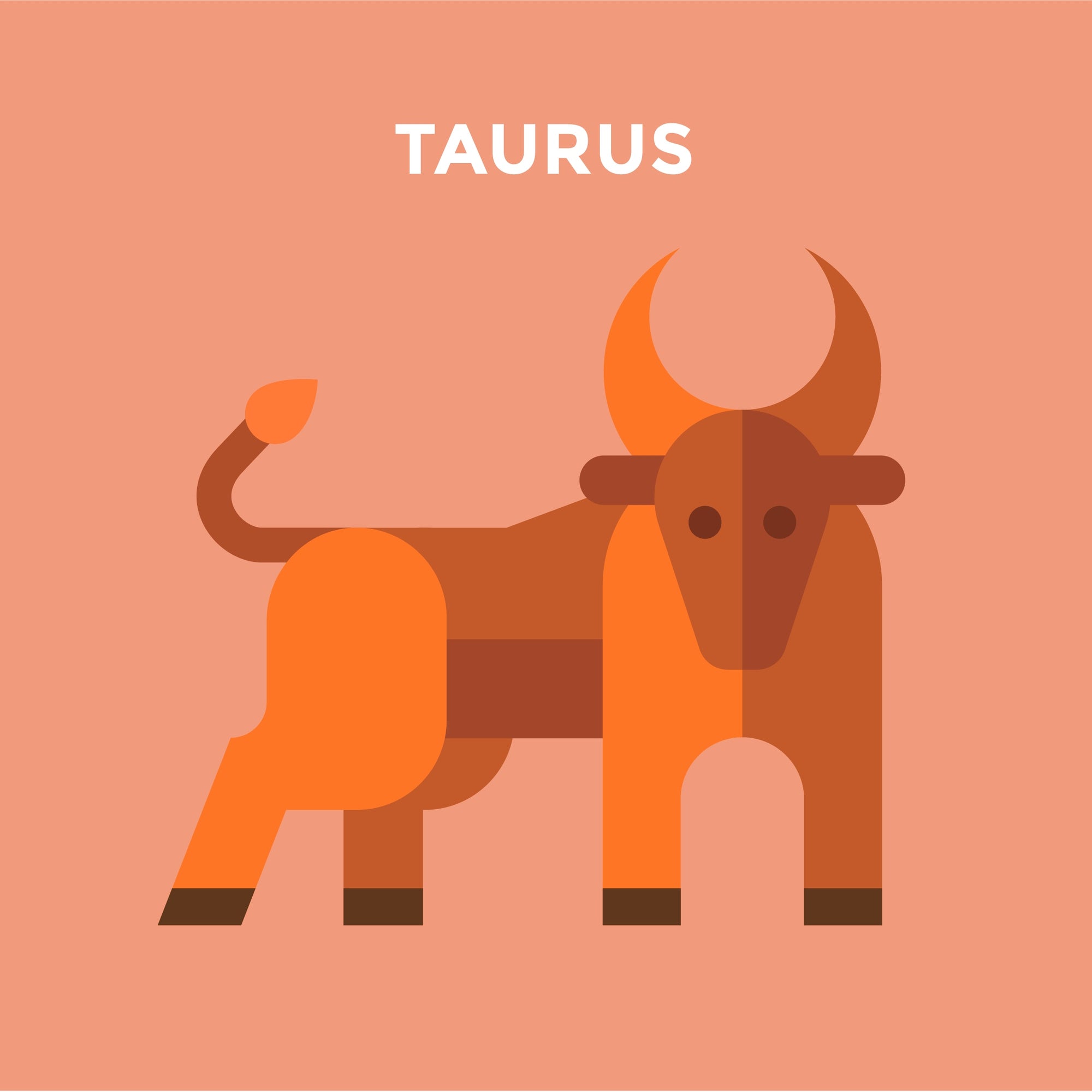 animation of a bull with caption taurus