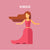 animation of lady in pink dress and caption virgo