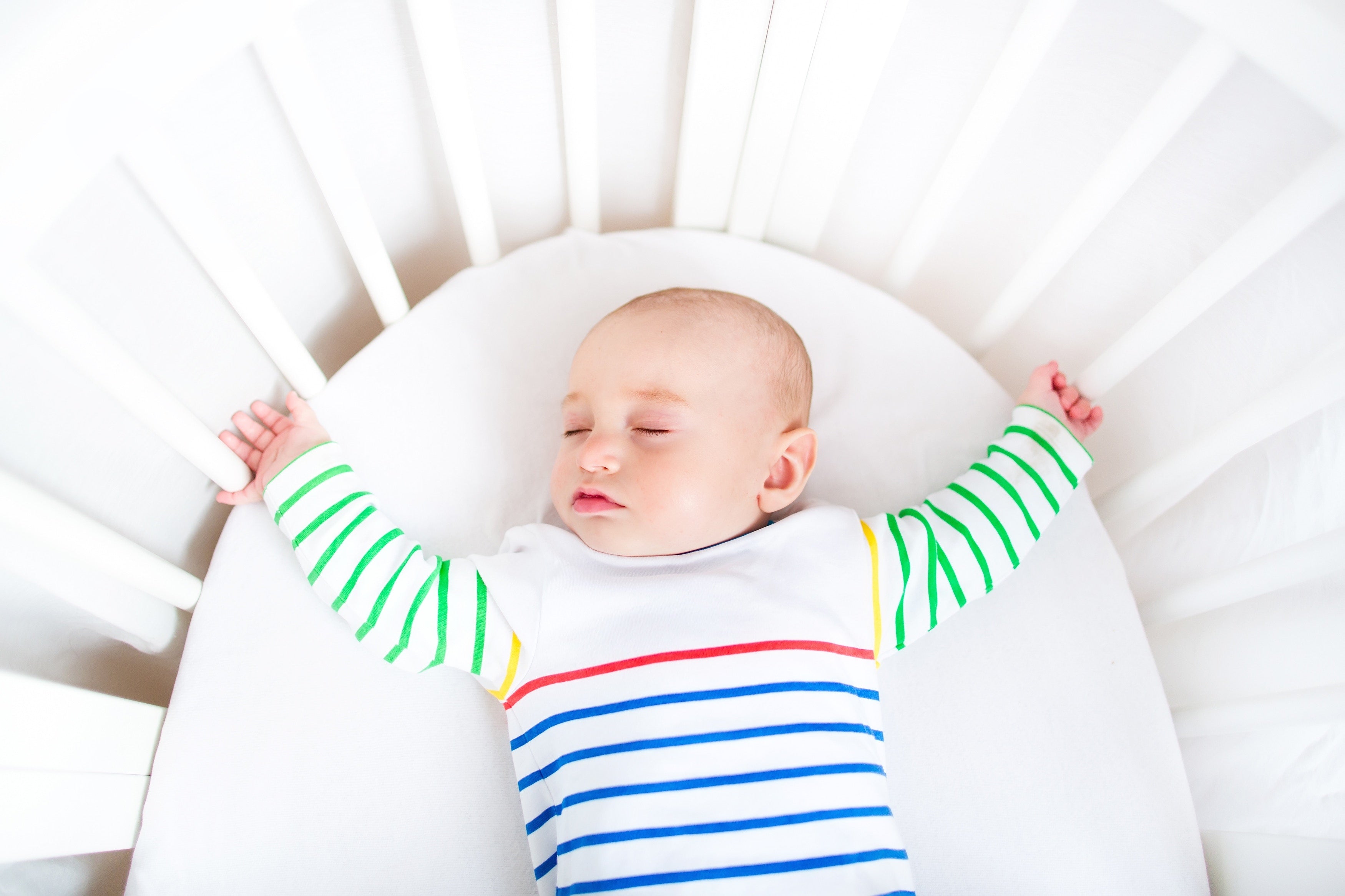 A sleeping baby