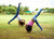 young girls doing somersaults