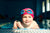 young toddler boy in swimming pool