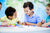 Childrens studying together