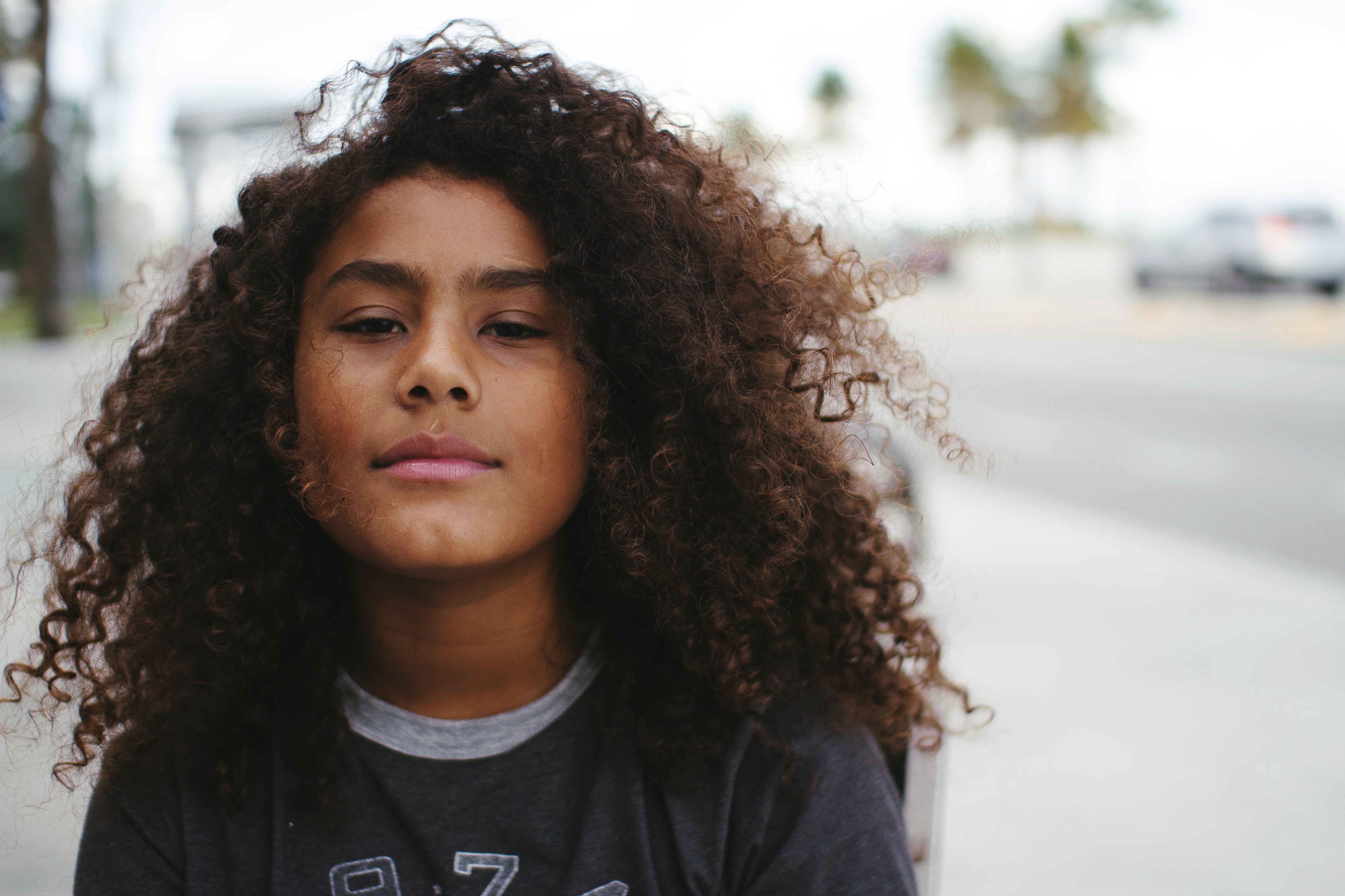 Biracial store boy hair