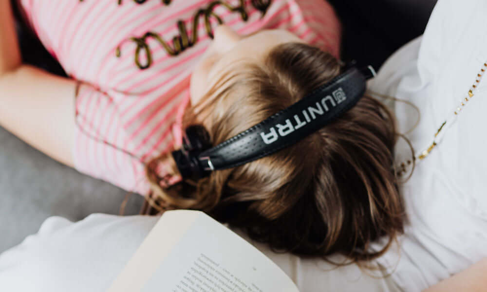 girl listening to music