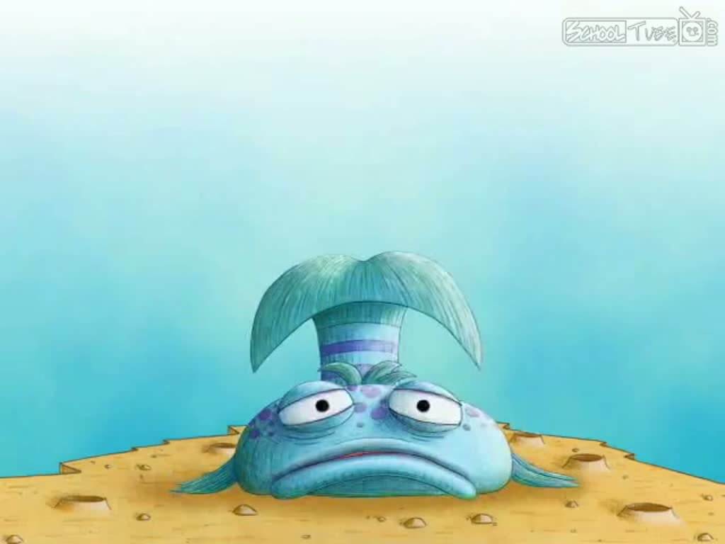 Drawing of a  fish lying in sea bed