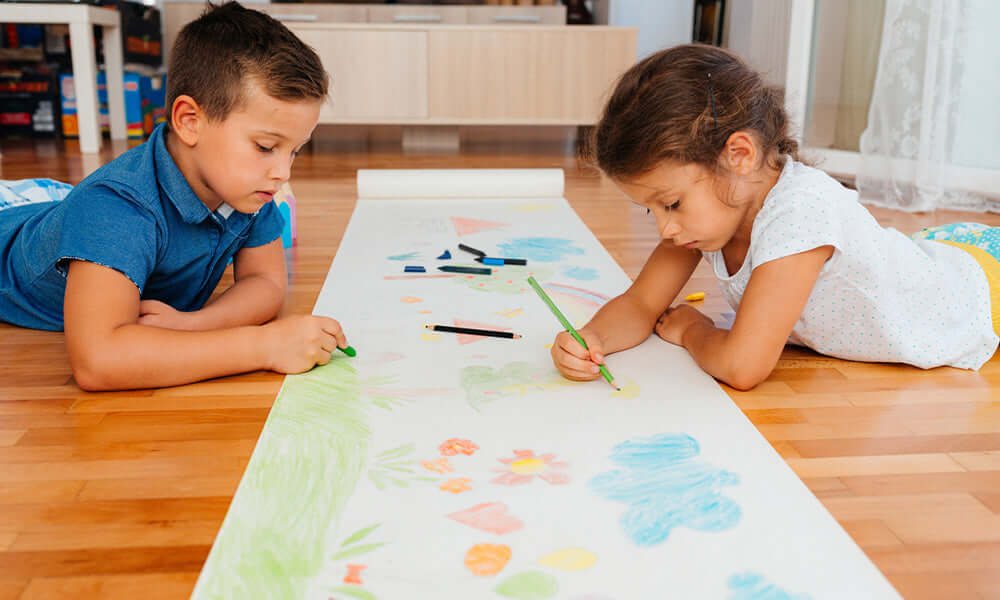 boy girl coloring