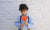 boy holding a paper heart