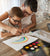 mother and son painting
